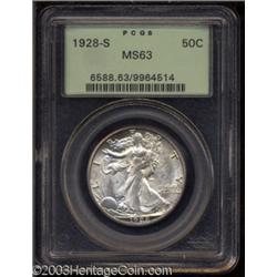 1928-S 50C MS63 PCGS.