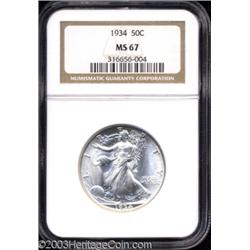 1934 50C MS67 NGC.