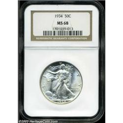 1934 50C MS68 NGC.