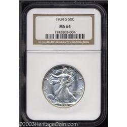 1934-S 50C MS64 NGC.