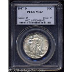 1937-D 50C MS65 PCGS.