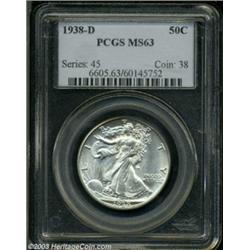1938-D 50C MS63 PCGS.