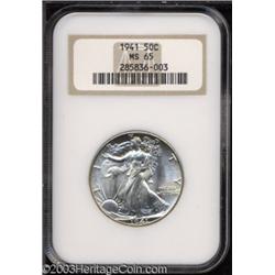1941 50C MS65 NGC.