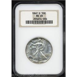 1942-D 50C MS65 NGC.