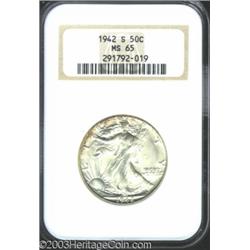 1942-S 50C MS65 NGC.