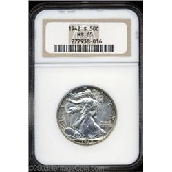 1942-S 50C MS65 NGC.
