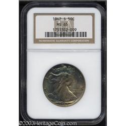 1942-S 50C MS65 NGC.