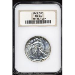 1943 50C MS65 NGC.