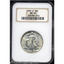 1945-D 50C MS65 NGC.