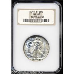 1945-S 50C MS65 NGC.