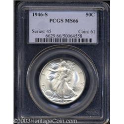 1946-S 50C MS66 PCGS.