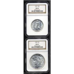 1928 Peace Dollar MS63 NGC,