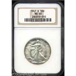 1947-D 50C MS65 NGC.