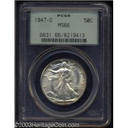 1947-D 50C MS66 PCGS.