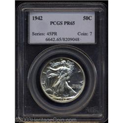 1942 50C PR65 PCGS.