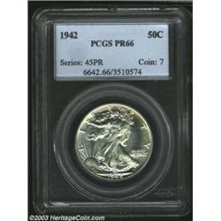 1942 50C PR66 PCGS.