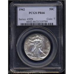 1942 50C PR66 PCGS.