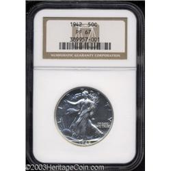 1942 50C PR67 NGC.