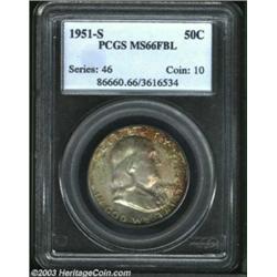 1951-S 50C MS66 Full Bell Lines PCGS.