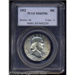 1952 50C MS65 Full Bell Lines PCGS.