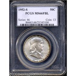 1952-S 50C MS66 Full Bell Lines PCGS.