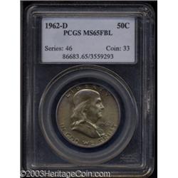 1962-D 50C MS65 Full Bell Lines PCGS.