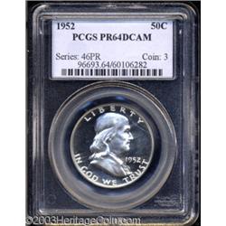 1952 50C PR64 Deep Cameo PCGS.