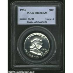 1953 50C PR67 Cameo PCGS.