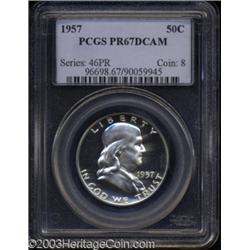1957 50C PR67 Deep Cameo PCGS.