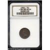Image 1 : 1862 1C Cent, J-290, Pollock-348, R.8, MS64 Brown NGC.