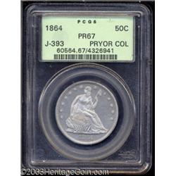 1864 50C Half Dollar, Judd-393, Pollock-461, R.8, PR67 PCGS.