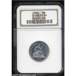 1865 25C Quarter Dollar, Judd-423, Pollock-495, R.7, PR64 NGC.