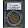 Image 1 : 1867 50C Half Dollar, Judd-591, Pollock-655, R.7, PR64 Red and Brown PCGS.