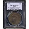 Image 1 : 1867 $1 Dollar, Judd-592, Pollock-656, R.7, PR63 Brown PCGS.