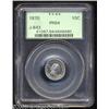Image 1 : 1870 10C Standard Silver Ten Cents, Judd-843, Pollock-942, R.5-6, PR64 PCGS.