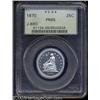 Image 1 : 1870 25C Standard Silver Quarter Dollar, Judd-880, Pollock-978, R.7, PR65 PCGS.