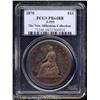 Image 1 : 1870 $1 Standard Silver Dollar, Judd-999, Pollock-1130, R.7, PR64 Red and Brown PCGS.