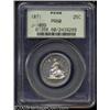 Image 1 : 1871 25C Quarter Dollar, Judd-1099, Pollock-1235, R.7, PR60 PCGS.