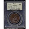Image 1 : 1871 50C Half Dollar, Judd-1109, Pollock-1245, R.7, PR65 Red and Brown PCGS.