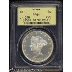 1873 T$1 Trade Dollar, Judd-1276, Pollock-1418, R.4, PR64 PCGS.