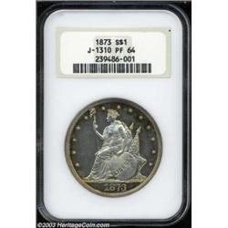 1873 T$1 Trade Dollar, Judd-1310, Pollock-1453, R.4, PR64 NGC.