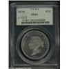 Image 1 : 1874 $10 Bickford Ten Dollar, Judd-1377, Pollock-1522, R.7, PR64 PCGS.