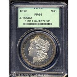 1878 $1 Morgan Dollar, Judd-1550A, Pollock-1725, R.6-7, PR64 PCGS.