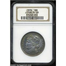 1878 $1 Goloid Metric Dollar, Judd-1564, Pollock-1755, R.(?), PR65 NGC.