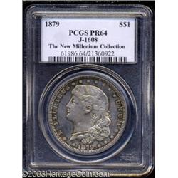 1879 $1 Schoolgirl Dollar, Judd-1608, Pollock-1804, R.6-7, PR64 PCGS.