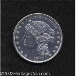 1879 $1 Metric Dollar, Judd-1617, Pollock-1813, R.3, PR60 Cleaned Uncertified.