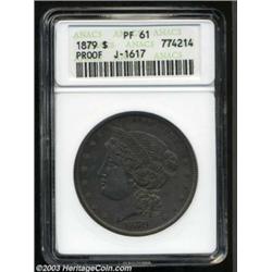 1879 $1 Metric Dollar, Judd-1617, Pollock-1813, R.3, PR61 ANACS.