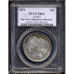 1879 $1 Goloid Metric Dollar, Judd-1627, Pollock-1823, R.3(?), PR63 PCGS.