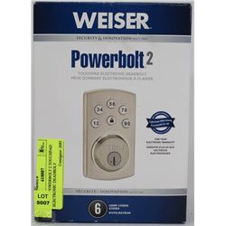 WEISER POWERBOLT 2 TOUCHPAD ELECTRONIC DEADBOLT