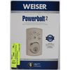 Image 1 : WEISER POWERBOLT 2 TOUCHPAD ELECTRONIC DEADBOLT